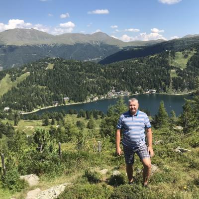Rakousko U Lanovky Nad Jezerem 